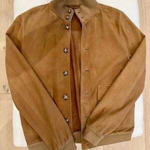Men's Tan Suede Jacket